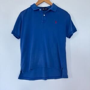 Ralph Lauren Vintage 90s Classic Blue Polo Shirt